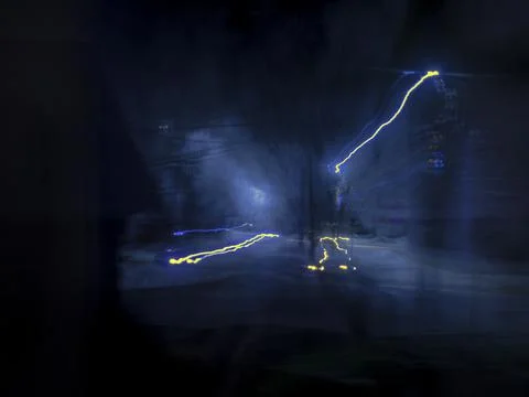 Light trails Stock Photos