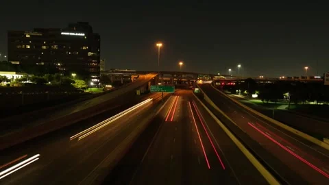 Light Trails Time Lapse-1 Stock Footage 208961183