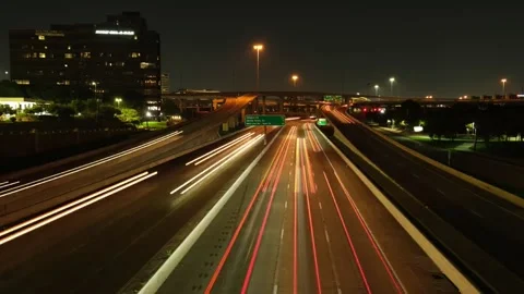 Light Trails Time Lapse-4 Stock Footage 208961198