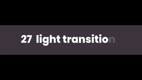 Light transitions Stockmateriaal After Effects