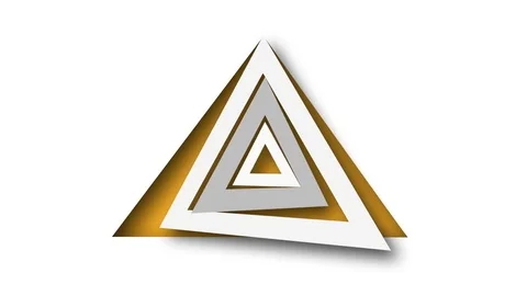 Light Triangle Abstracts futuristic Background for your text or logo, Neon Stock Footage 79829957