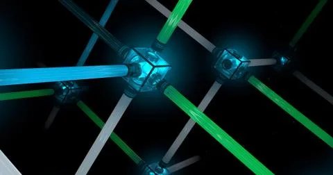 Light tubes Stock Illustration