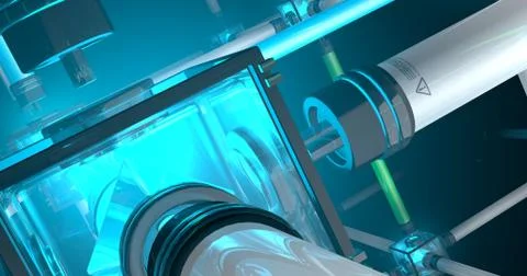 Light tubes Stock Illustration