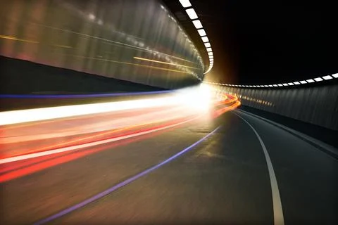 Light tunnel Stock Illustration