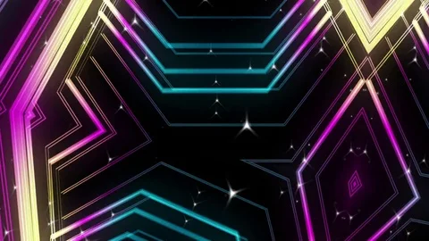 Light Tunnel Motion Background VJ Loops Video stock 72783042