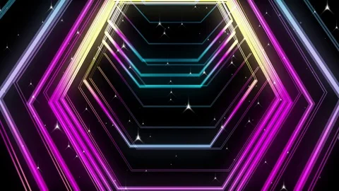 Light Tunnel Motion Background VJ Loops Stock Footage 72783070