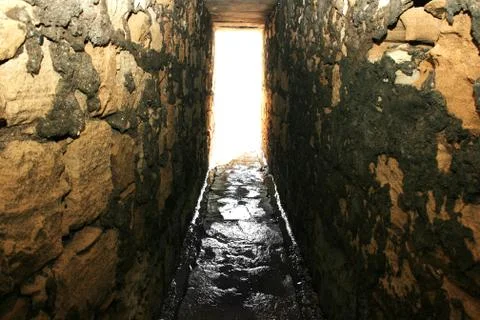 Light in tunnel Stock Photos