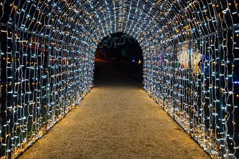 Light tunnel Stock Photos