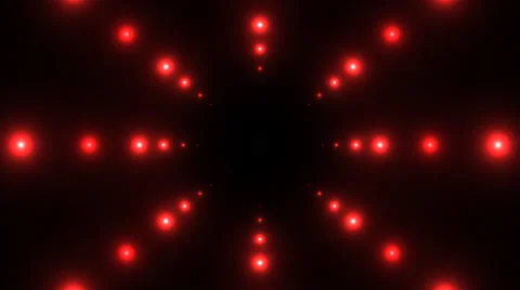 Light Tunnel  Red Stock Footage 59783203