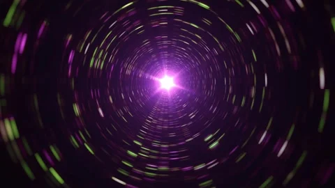 Light tunnel shuttle animation background(After Effects production) Stock Footage 307932489