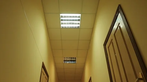 The light turns on in the hallway 스톡 동영상 116785064