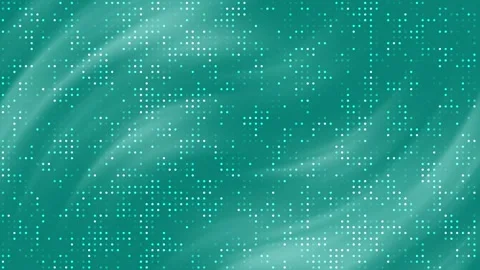 Light turquoise background flickering dots abstract gradient, futuristic Stock Footage 297868480
