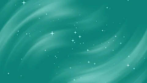 Light turquoise background with sparkle, blink, stars line waves abstract Stock Footage 297868858
