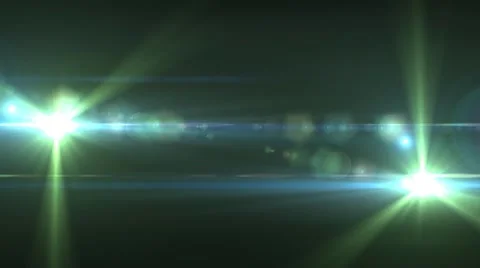 Light twin up & down star Stock Footage