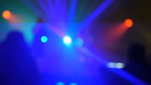 Light two singers spotlight concert retro music concert pop band blurred Stock-Footage 101284350