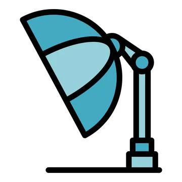 Light umbrella icon vector flat Stock Illustration