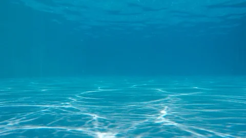 Light underwater in empty pool Stock Footage 109126629