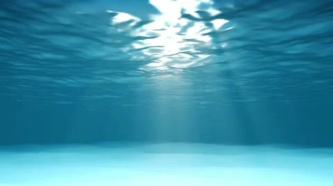 Light underwater Stock Footage