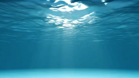 Light underwater in ocean Video stock 51724252