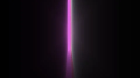 Light vertically in the middle of the frame with different colors Stockbeeldmateriaal 313073180