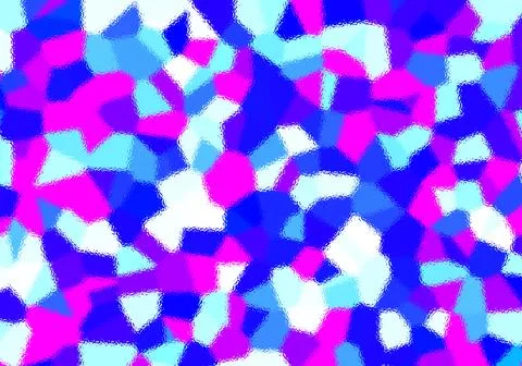 Light vibrant glass effect abstract background in blue, cyan, purple, magen.. Stock Illustration