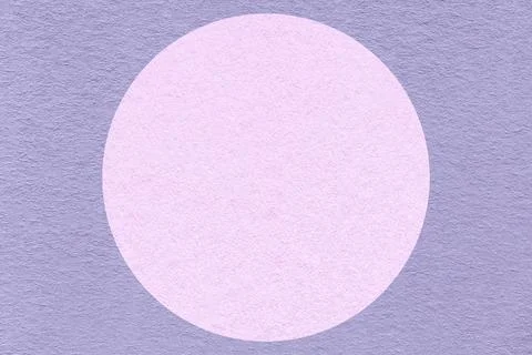 Light violet paper texture background with pastel lilac circle and copy spa.. Stock Illustration