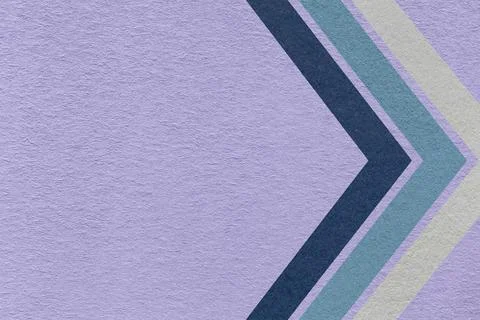 Light violet paper texture background with blue chevron corner stripes and .. Stock Photos