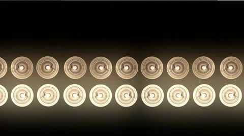 Light wall. Flood lights flash. Loop. Stock Footage 20635125