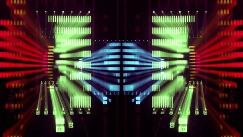 Light wall spectrum Video stock 84554421