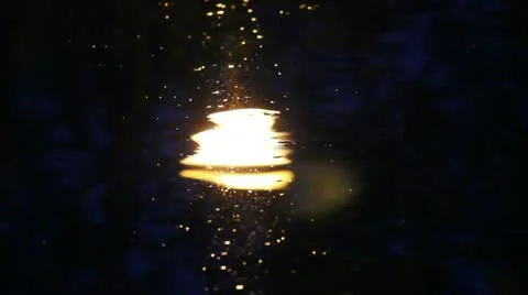 Light water reflection 02 Stock Footage 11147220