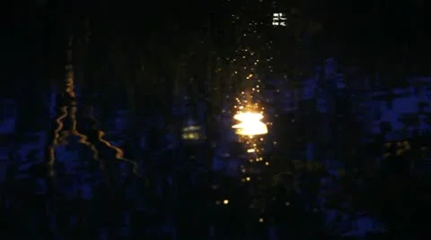 Light water reflection 03 Stock Footage 11147270