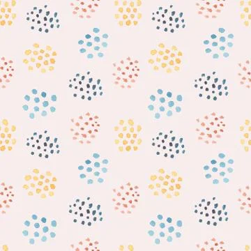 Light watercolor pattern with mess of color stains Stock Illustration