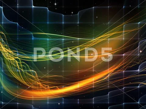 Light Wave Stock Illustration