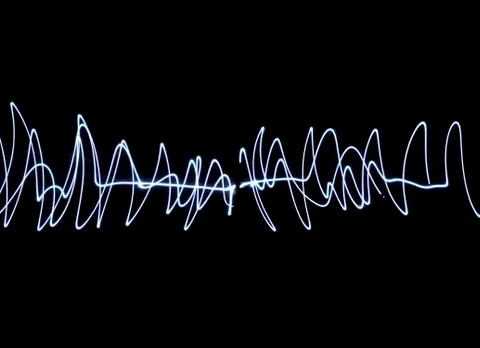 Light wave Foto stock