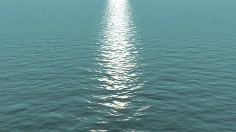 Light waves of the ocean Sunny day. Loop background. Stock-Footage 40552471