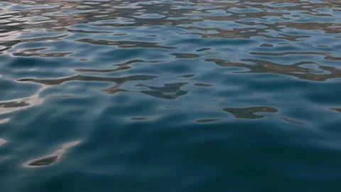 Light waves in the sea Video stock 206335151