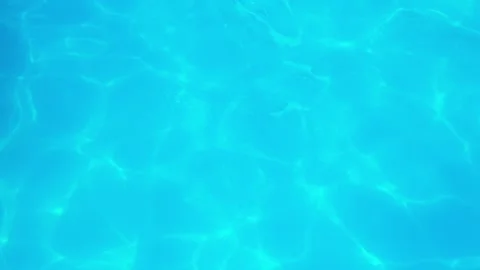 Light waves on the surface of a swimming pool with blue water Stock-Footage 324806536