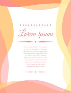 Light wedding invitation Stock Illustration