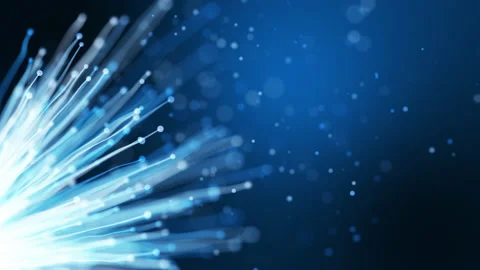 Light white blue glow dust explosion and line white particle background. Stock Footage 140204287