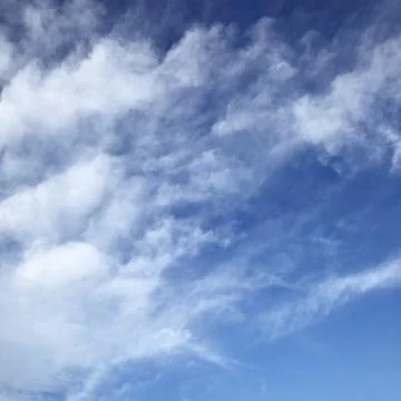 Light white clouds -  background Stock Photos