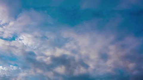 Light white clouds in a blue sky. timelapse. Stock-Footage 222997549