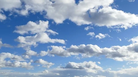 Light white clouds turn into powerful rain clouds. Time-lapse video Stock Footage 119630625