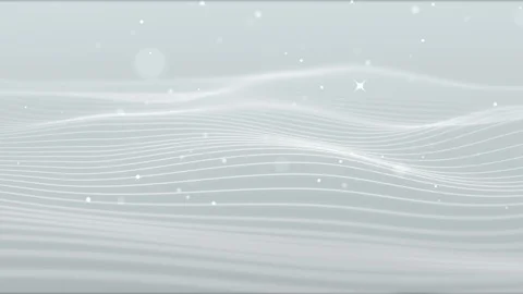 Light white silver wave beautiful particle background business corporate digital Stock Footage 125724818