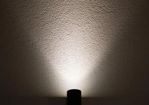 Light on a white wall Stock Photos