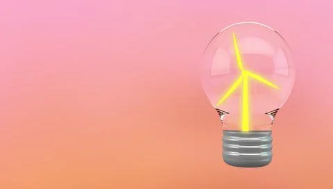 Light windmill Stock Illustration