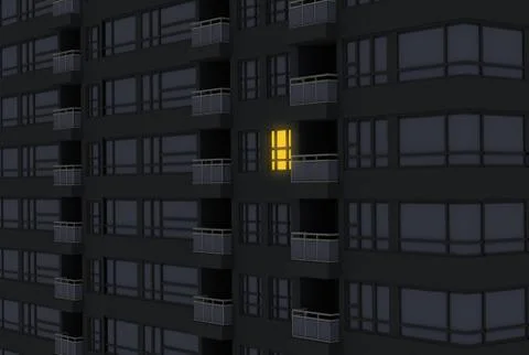 Light window Stock Illustration