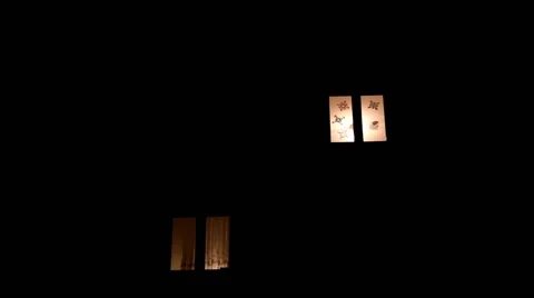 Light from the Windows panel house home 動画素材 51851317
