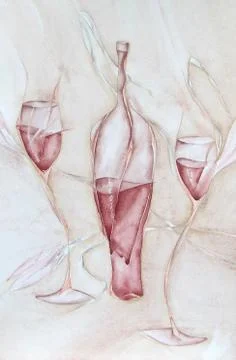 Light wine Stock Illustration