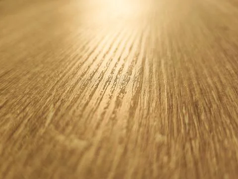 Light Wood Grain Surface With Perspective And Highlight Stock Photos