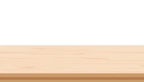 Light wood table surface with natural grain texture perfect for clean moder.. 스톡 일러스트